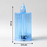 Decorative Flameless Electronic LED Candle Light Set (8 Pc)