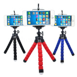 Flexible mini tripod for mobile phones