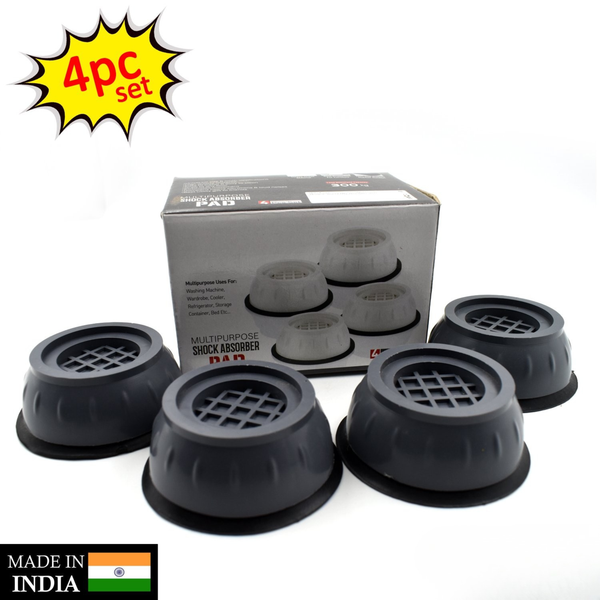 Anti Noise Washer Dryer Anti Vibration Pads with Suction Cup | Washing Machine Floor Protector