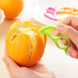 Snail-shaped orange peeler, creative ring design.