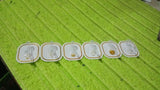 TRANSPARENT ADHESIVE WALL HOOK (6 PCS SET)