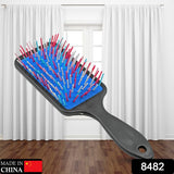 8482 Massage Comb, Massage Hair Brush Ergonomic Matt Disappointment for Straight Curly Hair Cushion Curly Hair Comb For Detangling Professional Comb For Men And Women for All Hair Types, Home Salon DIY Hairdressing Tool  (1 Pc)