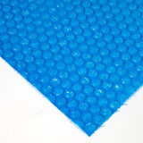 Blue bubble wrap roll for packing