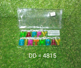 Decoratives Plastic Birthday LED Letter Battery String Lights