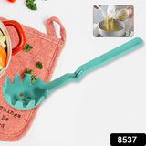 Premium XL Silicone Pasta Fork, High Heat Resistant to 600Ã‚°F, Hygienic One Piece Design, Spaghetti Strainer & Server Spoon