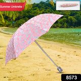 3-Fold Umbrella Summer Sun Protection Foldable Cute Umbrella || UV Protection Sun Umbrella || Travel Accessories || Umbrella for Children, Girls, and Boys (1 Pc)