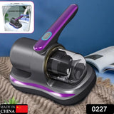 Powerful Suction Portable Handheld Vacuum Cleaner - Low Noise Vacuum Cleaner for Bed - Cordless Vacuum Cleaner for Car Seat Crevices Pillows, Mattresses, Sofas Wireless Anti Dust and Mite Cleaner