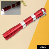 Portable Mini Torch / Flashlight LED Powerful High Lumens Pen Light with Clip, Portable Pocket Compact Torch for Emergency AA Battery operated (1 Pc / Battery not included)